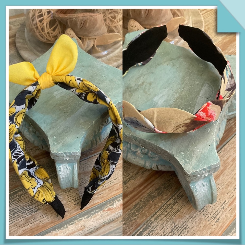 Fabric Covered Headbands (Set of 2)